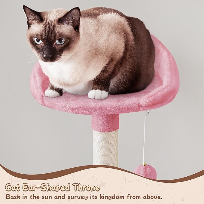 Yaheetech 63.5″ H Cat Tree, Cat Furniture - Image 5