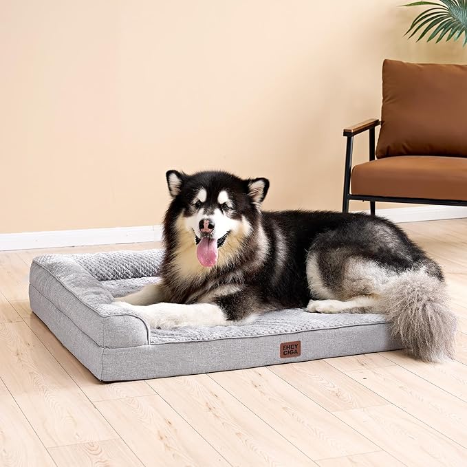 EHEYCIGA Extra Large Dog Bed Othorpedic 44x32x6.5, Memory Foam XL Dog Bed - Image 9