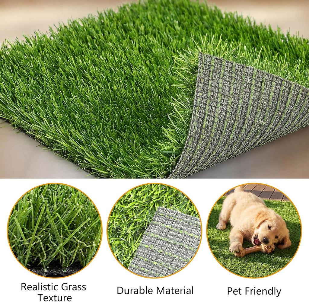 Ondware Grass Pee Pads for Dogs Potty 39.3×31.5 Inches Fake Grass Pee Pad
