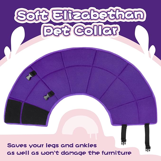Dog Cone Collar Soft Cone for Medium Dogs After Surgery Adjustable Elizabethan - Image 7