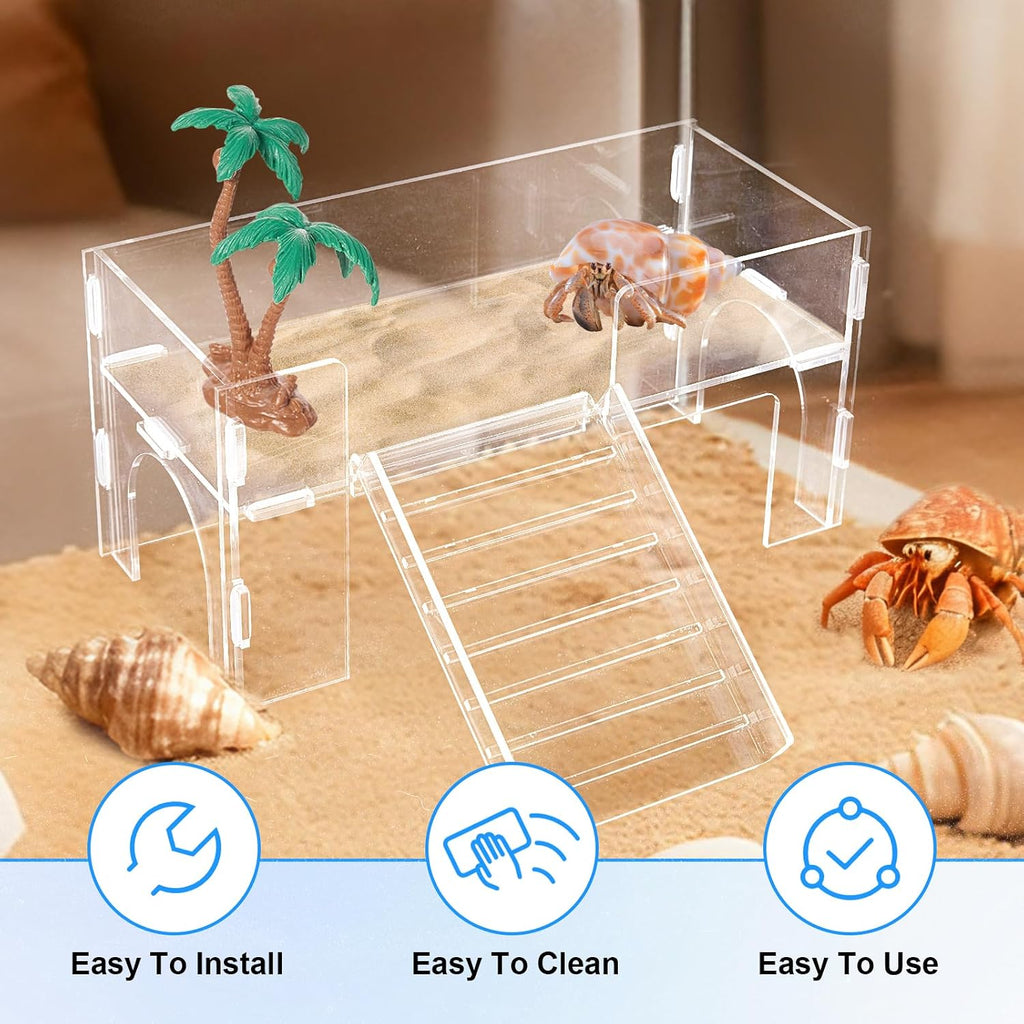 Acrylic Platforms for Dwarf Hamster, Rat, Hermit Crab