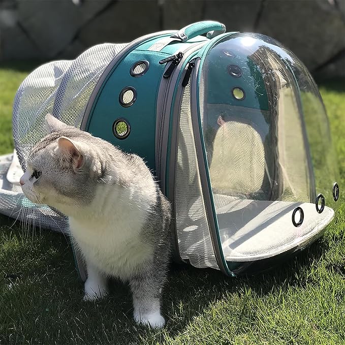 Dual Expandable Cat Backpack Carrier, Fit up to 20 lbs, Expandable Pet Carrier - Image 5