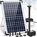 Solar Fountain Pump 12W Solar Water Fountain by LAWOHO