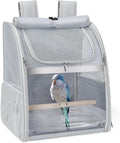 Sanmoncare Bird Backpack Carrier, Water Repellent Fabric Cockatiel Travel Bag by Sanmoncare