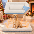 Dog Crate Pad 35" x 24" Self Warming Pet Bed for Medium Dogs, Gray