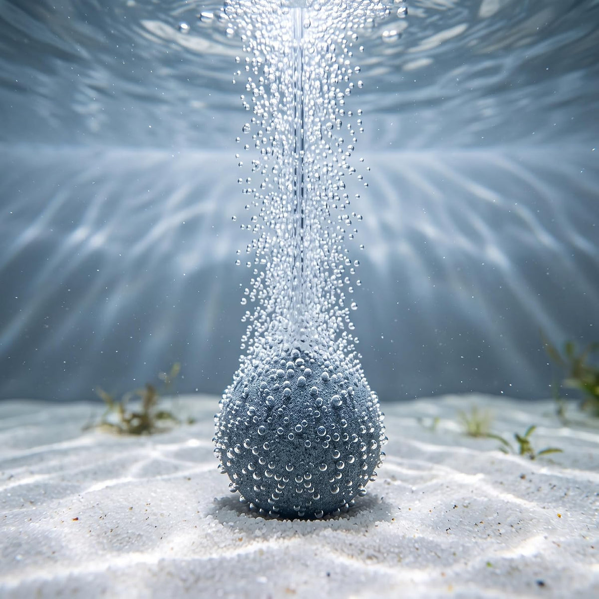 Round Sphere Mineral Air Stone Bubbler,50mm Globular Aerators 4Pcs