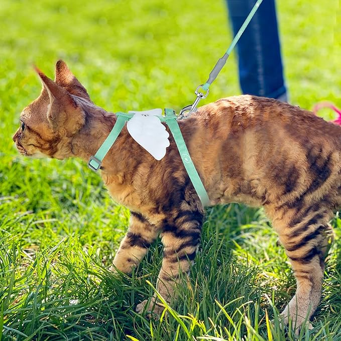 TIESOME Cat Harness and Leash Set, Adjustable Gradient Kitten Harness Escape - Image 7