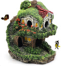 Aquarium Decor Hideaway Cave, Betta Fish Tank House Accessories by relaqcc