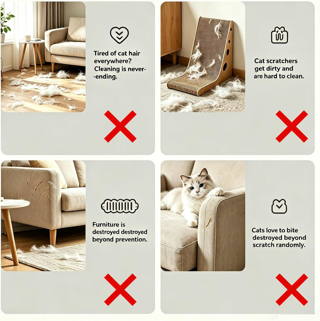 Wall Mounted Cat Scratching Pad with Back Adhesive Self Adhesive Cat Scratcher Board for Wall Door Sofa Floor Extra Large Durable Cat Scratcher Mat Indoor Cats for Cat Lovers