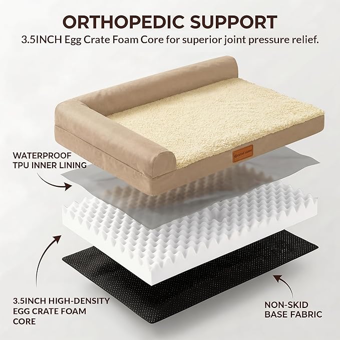 Patas Lague Orthopedic Jumbo Dog Bed - Image 5