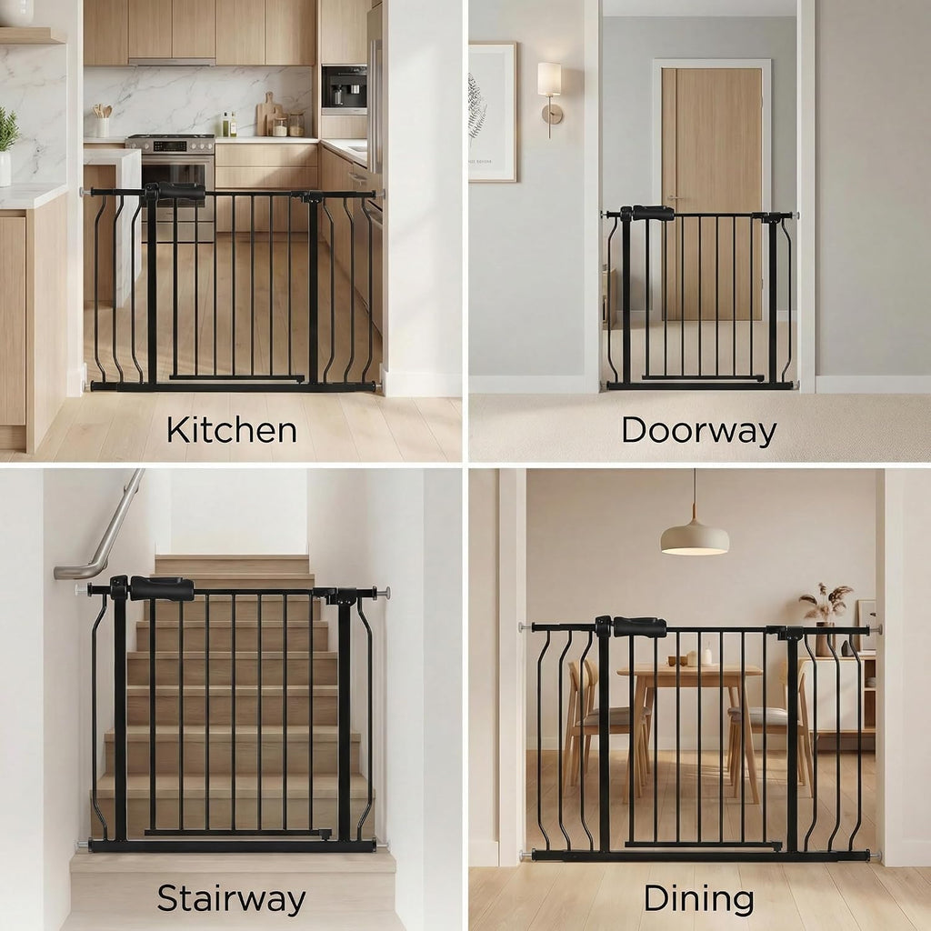24 Inch to 29 Inch Wide Narrow Baby Gates for Small Doorways