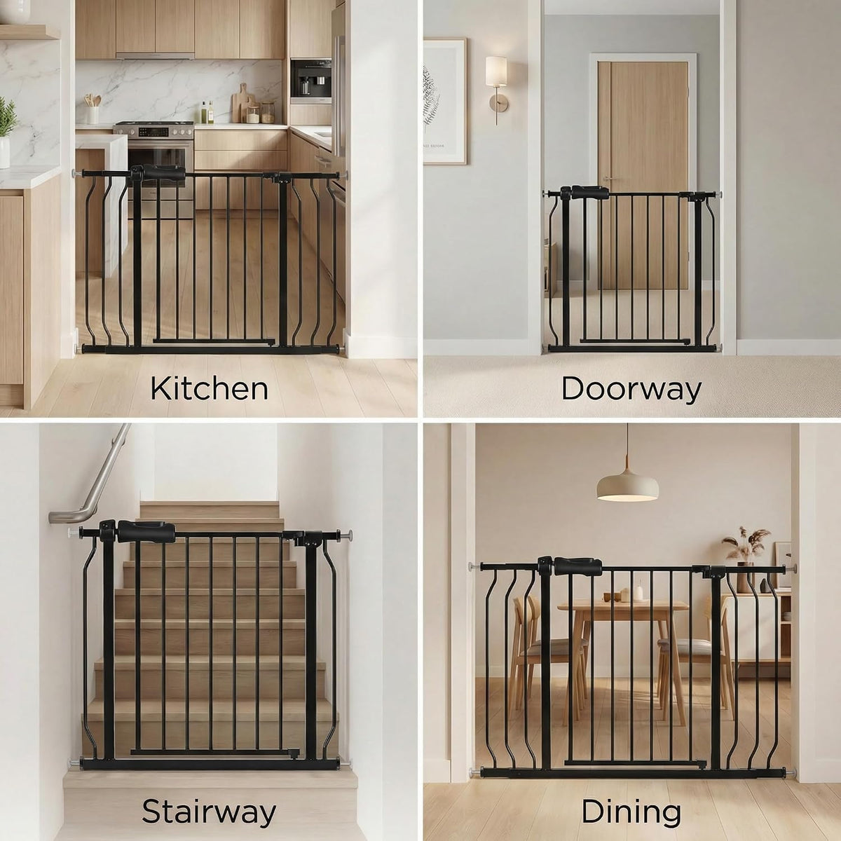 24 Inch to 29 Inch Wide Narrow Baby Gates for Small Doorways