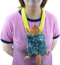 Adjustable Bearded Dragon Sling Chest Carrier Pouch for Reptile to Prevent Them Falling or Slipping from Your Body