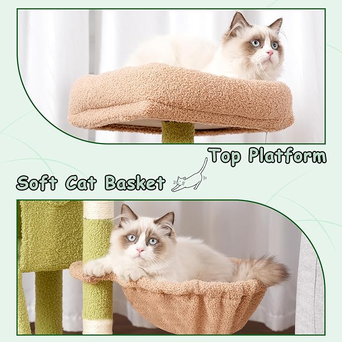 Cat Tree, 41.3" Cat Tower for Indoor Kittens - Image 7