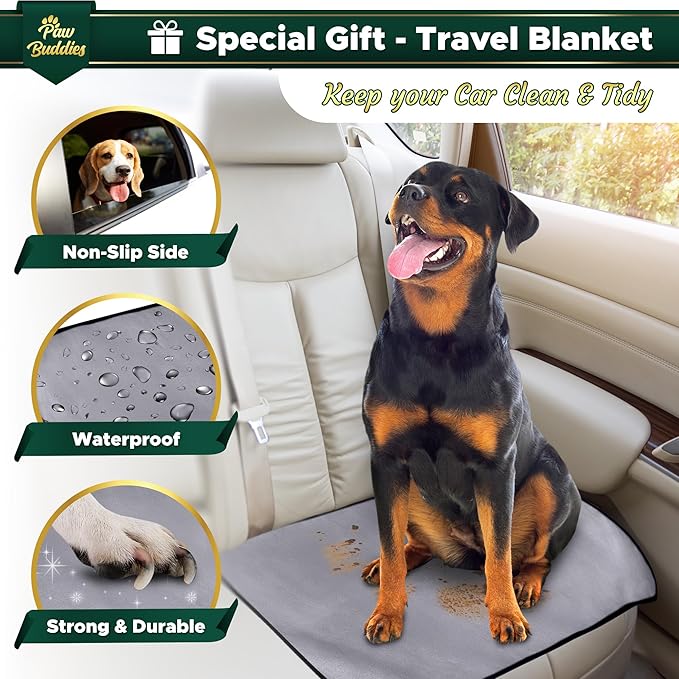 Paw Buddies Waterproof Blanket 80"x90" – Reversible Microfleece Throw - Image 5