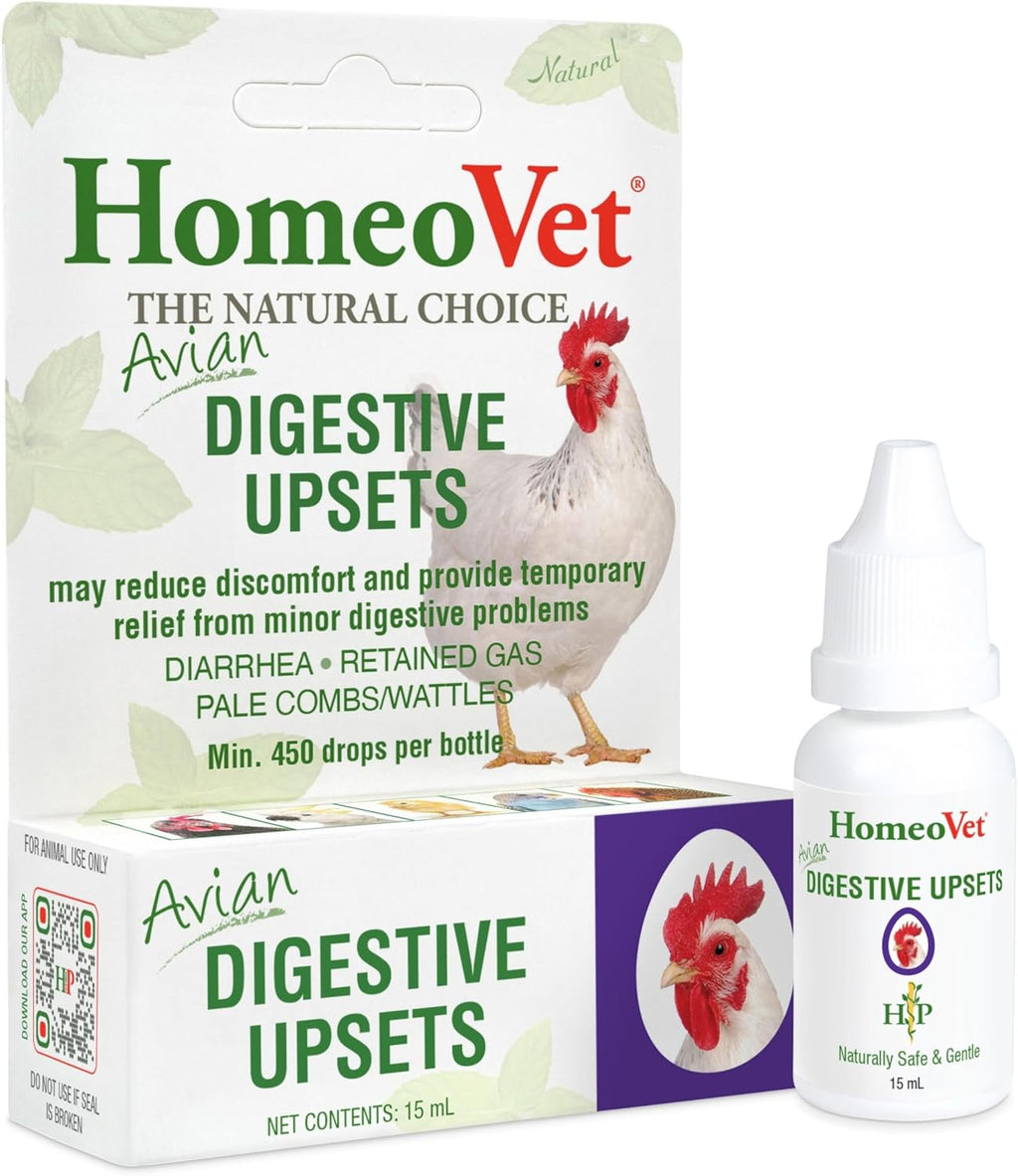 HomeoPet Avian Digestive Upsets, Supplement for Birds, 15 Milliliters