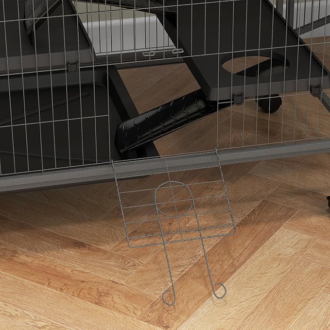 PawHut 50" 5-Tier Small Animal Cage, Ferret Cage, Large Chinchilla Cage - Image 9