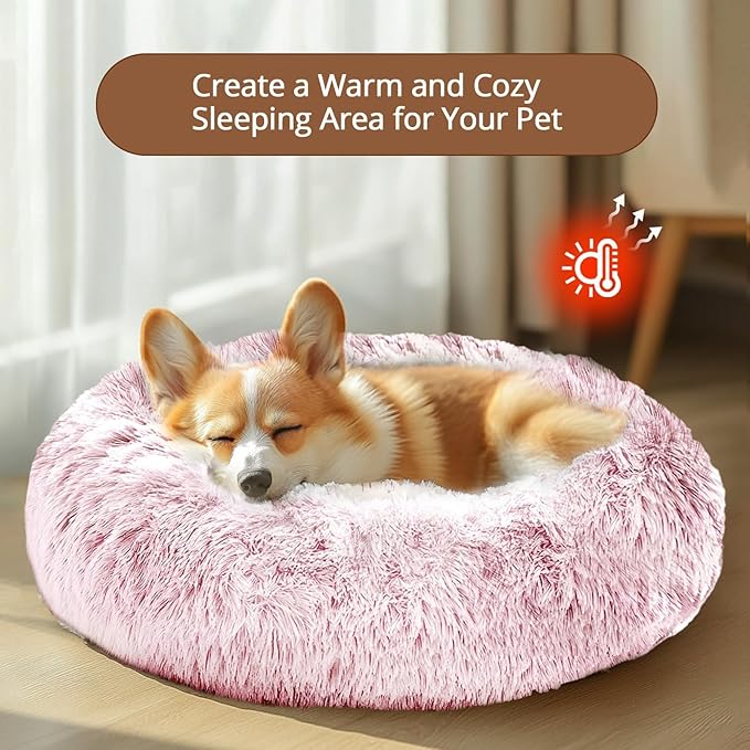 JOLLYVOGUE Calming Small Dog & Cat Bed - Image 4