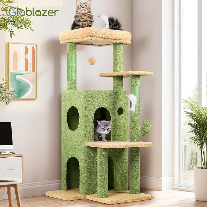 Globlazer Cactus Cat Tree Tower - Image 7