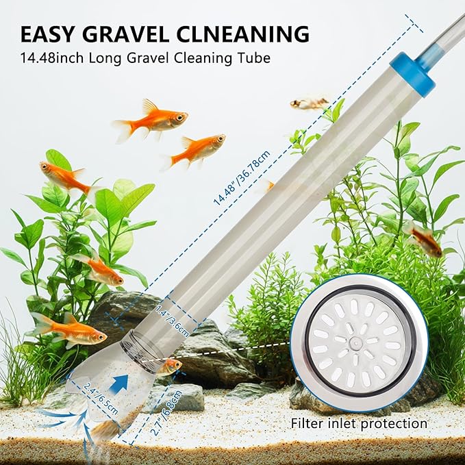 fishkeeper 50FT Aquarium Gravel Vacuum Water Changer - Image 6