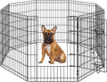 Yaheetech 30" High 8 Panel Foldable Metal Dog Exercise Pen Pet Playpen Dog by Yaheetech