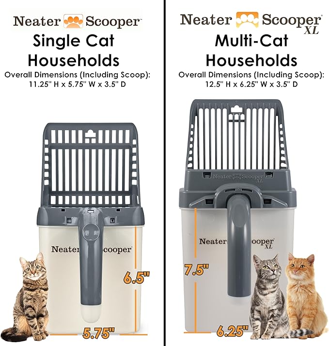 Neater Pet Brands Neater Scooper XL Cat Litter Scoop, 60 Refill Bags – - Image 5