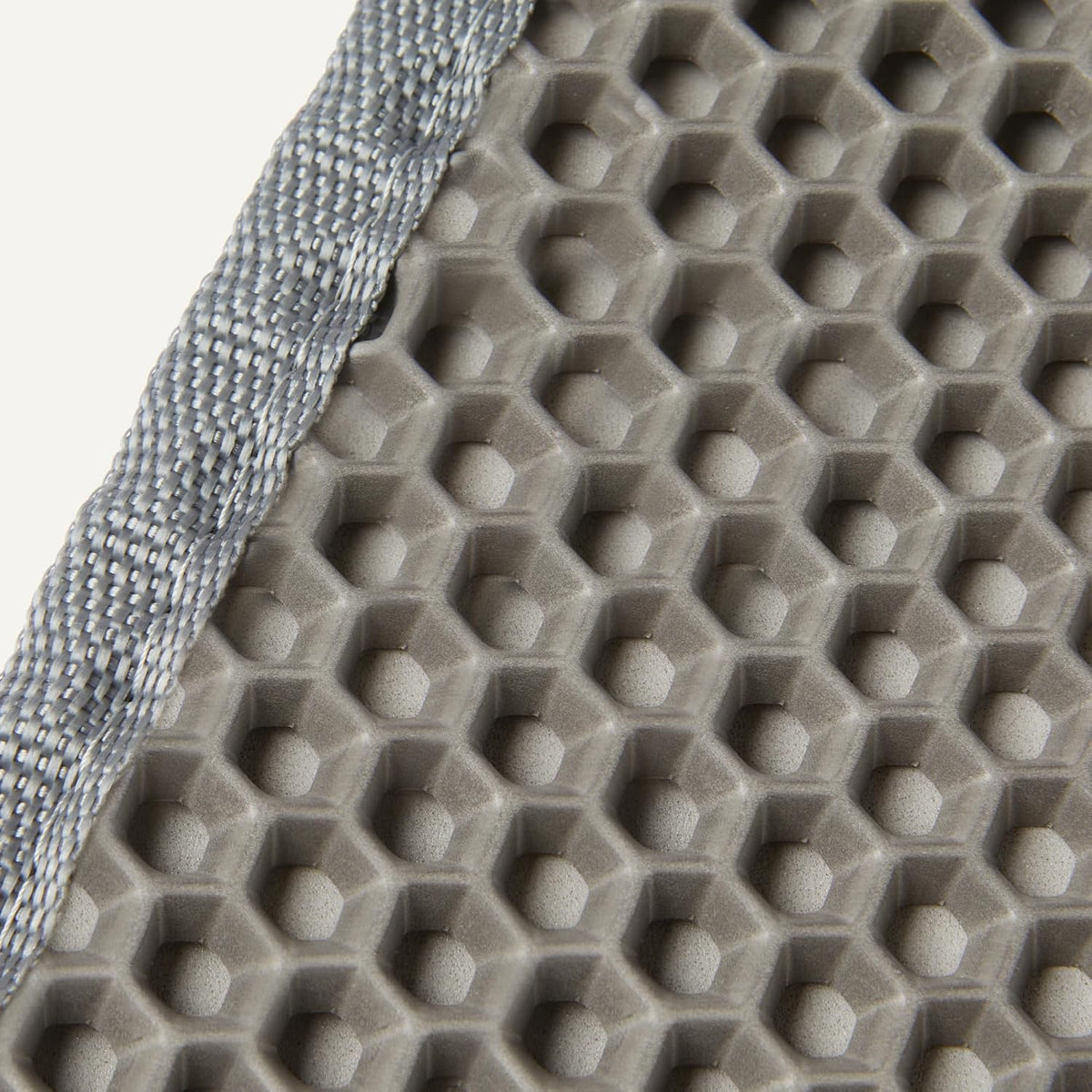 Amazon Basics Double-Layer Cat Litter Mat, Honeycomb Design with Scatter Control, Waterproof & Urine-Proof, Non-Slip Trapper Mat, Soft on Paws, Grey, 30" x 24"
