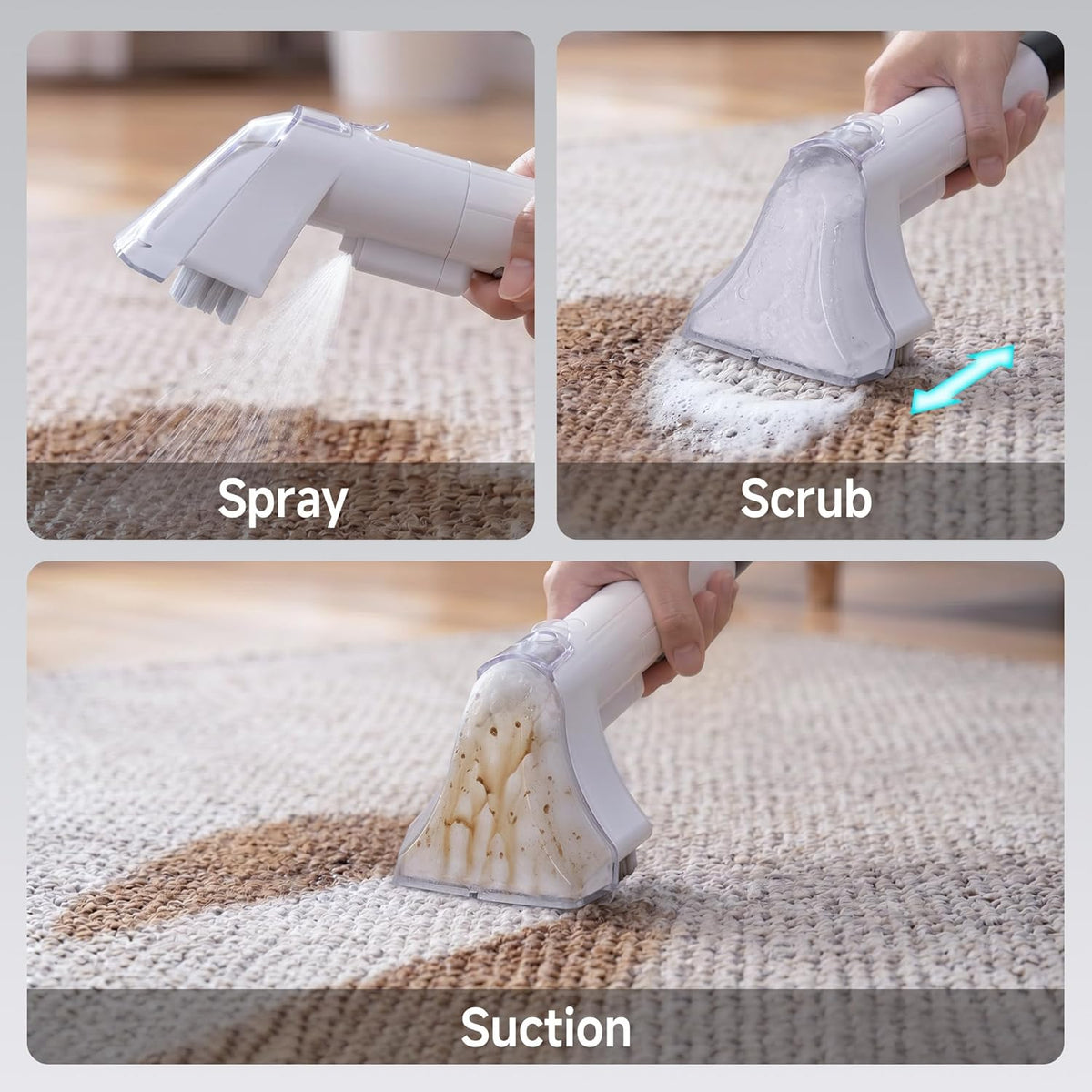 WECLEAN Carpet Cleaner Machine, Portable Spot Cleaner for Couch, Sofa & Pet