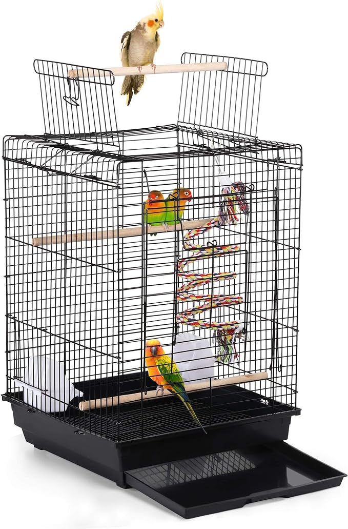 Yaheetech Open Play Top Travel Bird Cage by Yaheetech