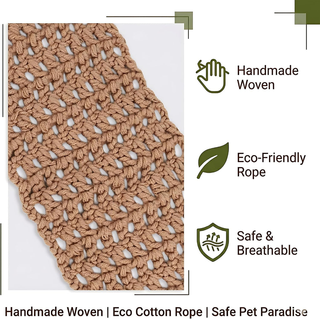 Cotton Reptile Hammock, Bearded Dragon Basking Bed & Snake Accessory