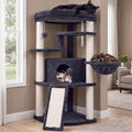 Cat Tree Tower for Corner with Large Platform & Condo GCT025G