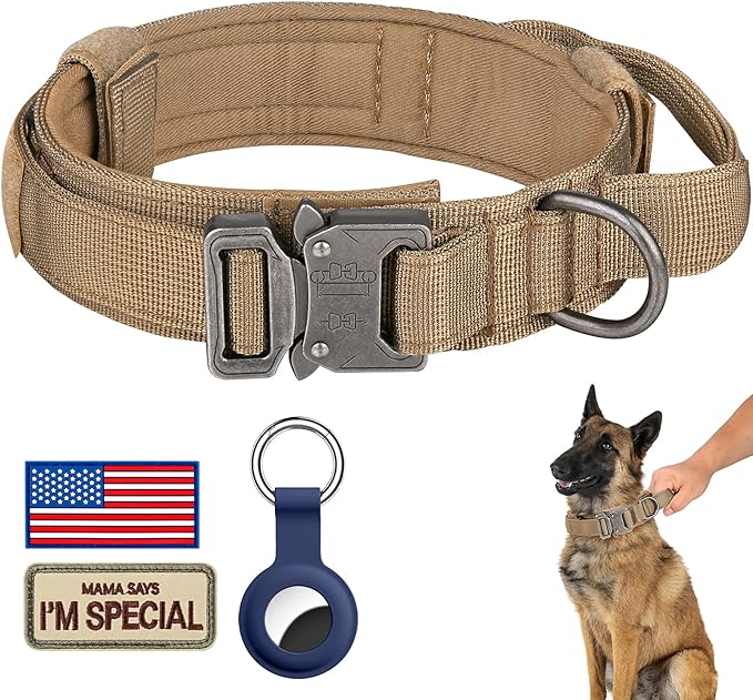 DAGANXI Tactical Dog Collar, Adjustable Military Training Nylon Dog Collar by DAGANXI