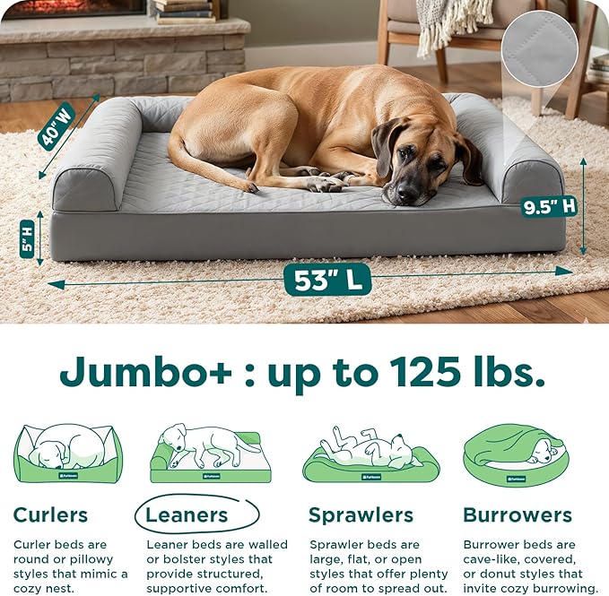 FurHaven Classic Sofa Orthopedic Dog Bed - Image 3
