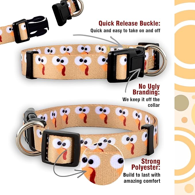 Native Pup Thanksgiving Dog Collar- Fall Collars - Image 4