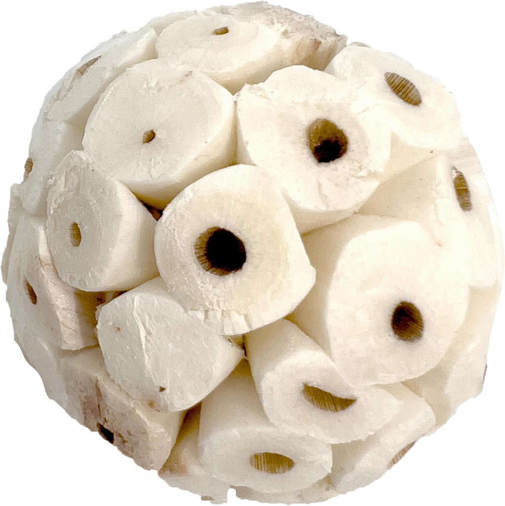 5122 Mini Sola Balls Pk6 - Natural Bird Foraging Chew Toys