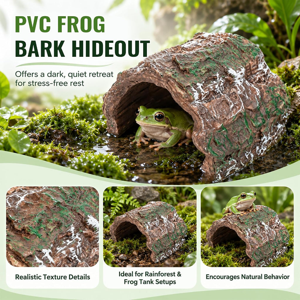 Windspeed 13Pcs Tree Frog Terrarium Accessories Kit with Plants and Others