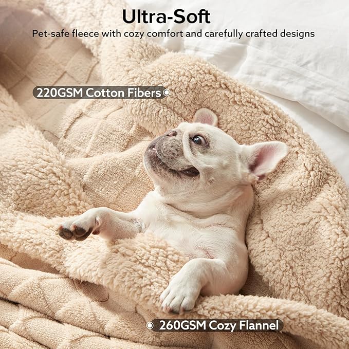 GASUR Waterproof Dog Blankets for Medium Small Dogs, Dog Blanket for Couch Bed - Image 4