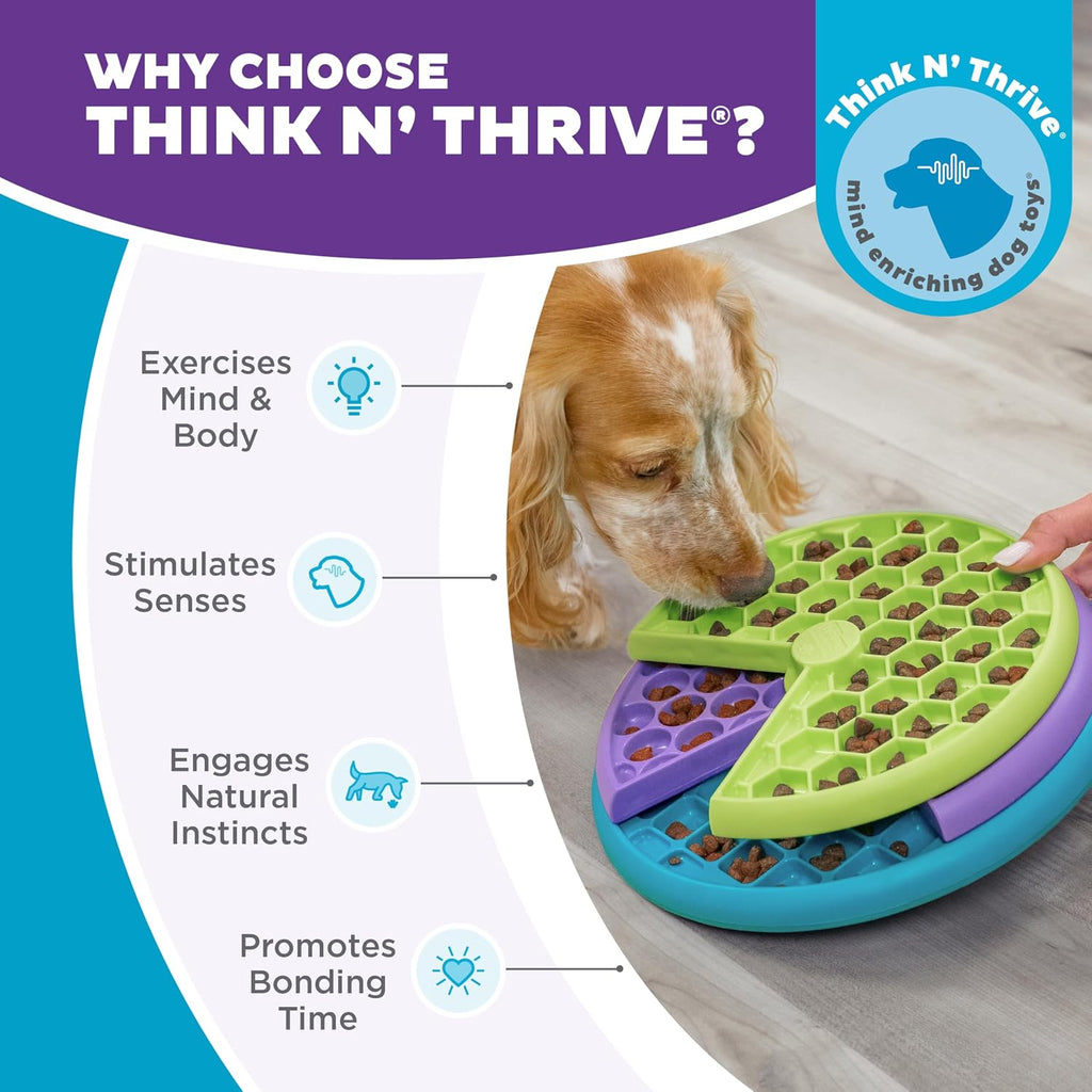 Outward Hound Nina Ottosson Lickin’ Layers 3-in-1 Dog Toy Treat Puzzle, 10", (Pack of 12)