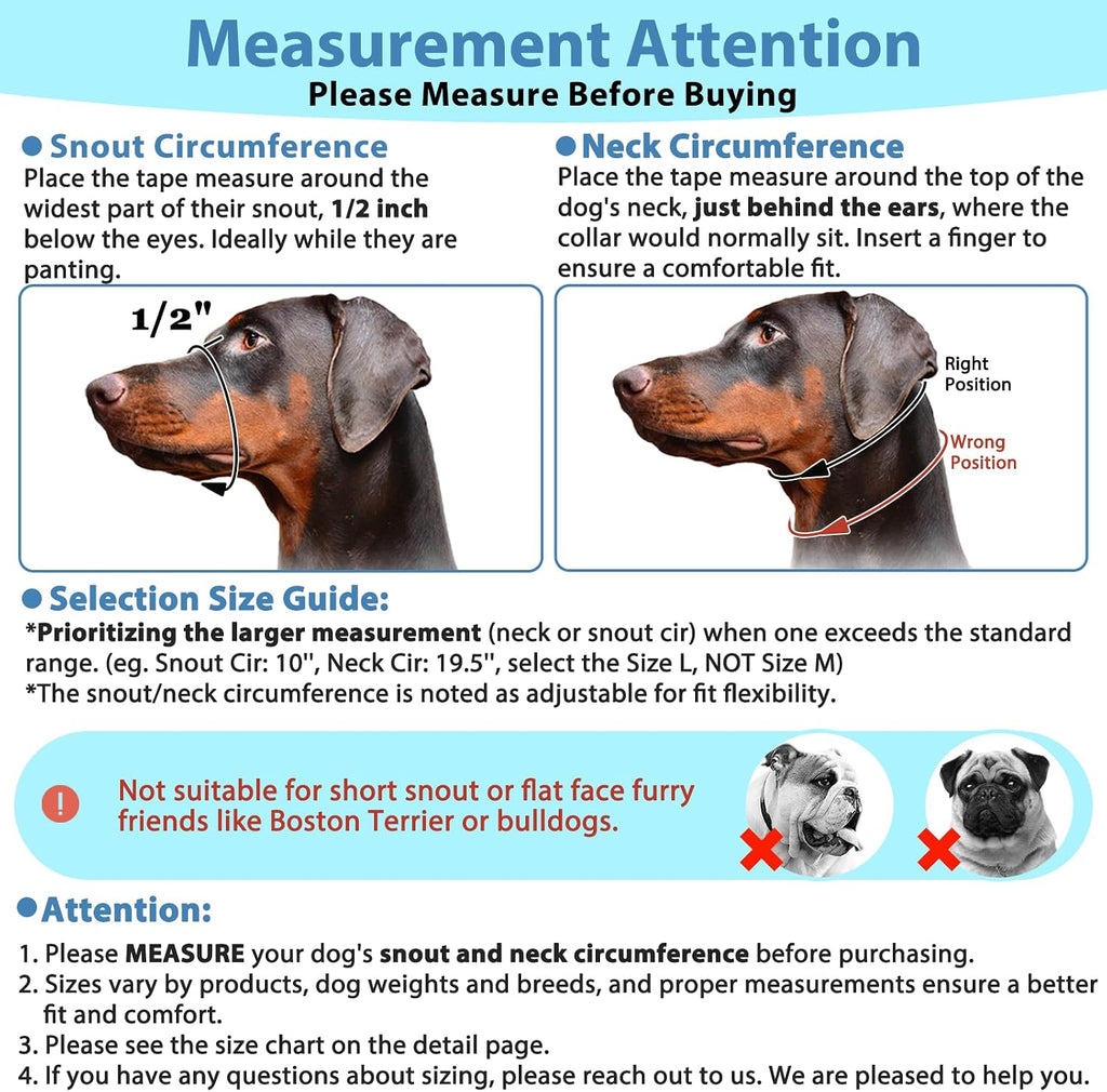 BARKLESS Soft Dog Head Collar, Patented Padded No Pull Training Head Halter