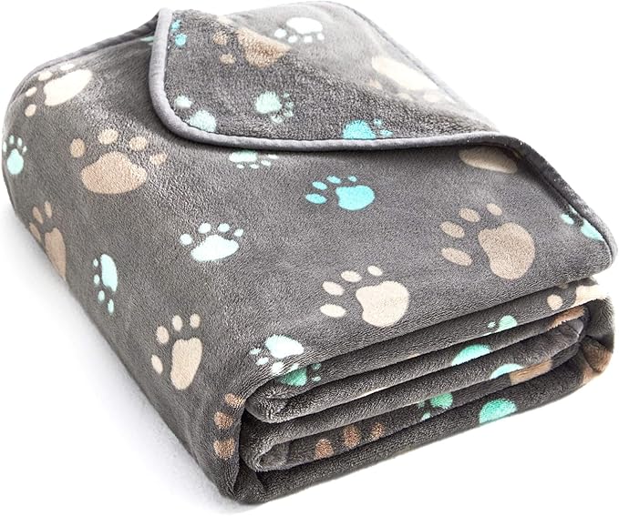 Allisandro Super Soft and Premium Fuzzy Flannel Fleece Pet Dog Blanket by ALLISANDRO