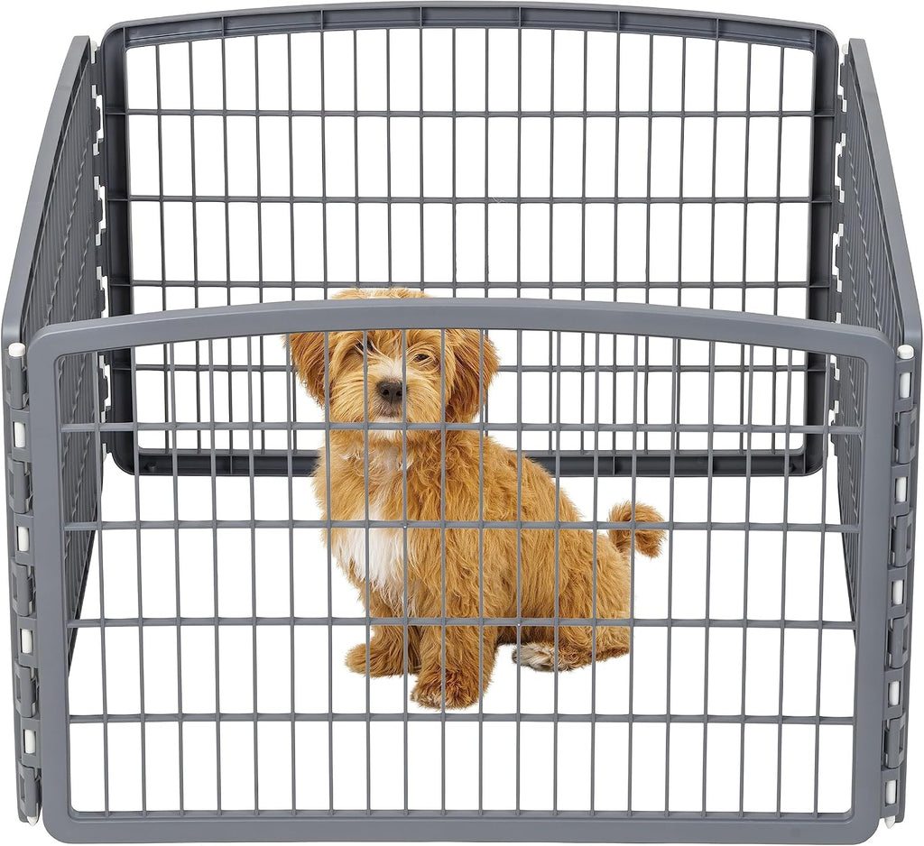 IRIS USA Playpen Cover, Mesh Top, White