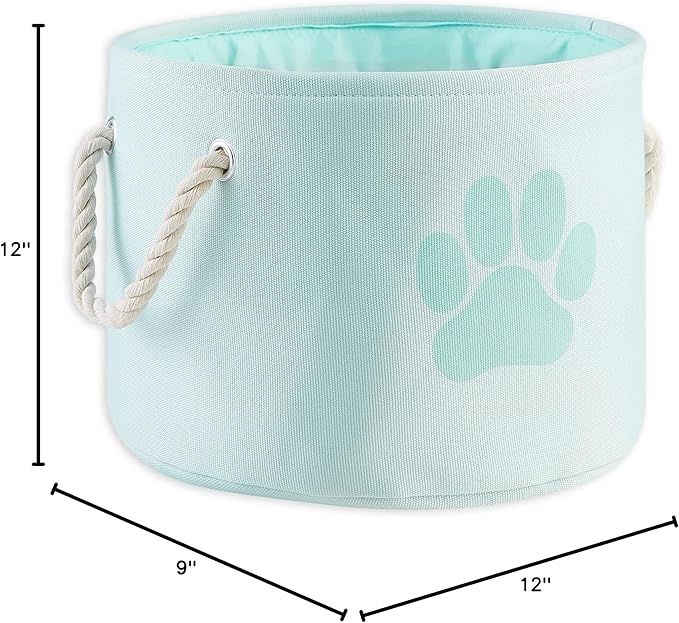 Bone Dry Pet Storage Collection Collapsible Bin, Small Round - Image 6