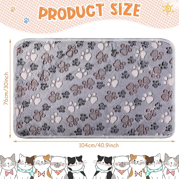 Tatuo 4 Pcs Dog Blanket for Pet Cat Blankets Indoor Puppy Teething Stuff Toys - Image 2