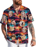 Custom Hawaiian Shirt with Face Photo Picture by GLOXO