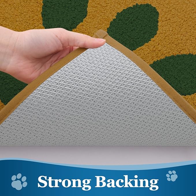 Buganda Dog Door Mat for Muddy Paws, Absorbent Dirt Trapper Washable Indoor - Image 5