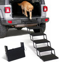 Foldable Dog Steps for High SUV Truck - 6-Step Extra Wide, 12Lbs