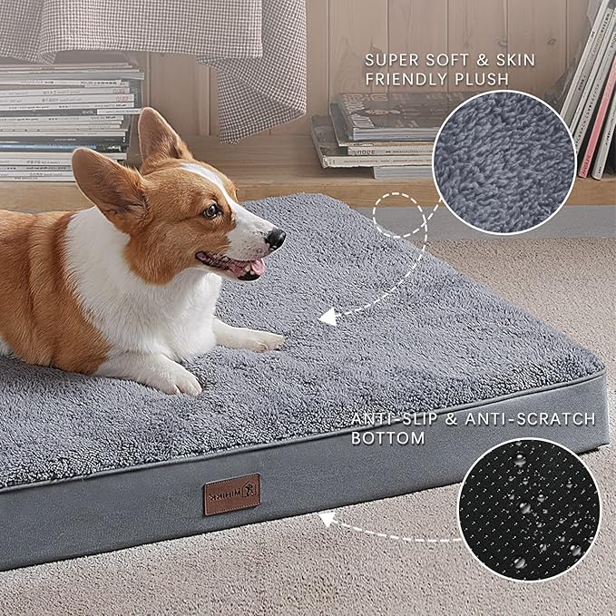 MIHIKK Waterproof Dog Beds for Small Dogs Orthopedic Dog Beds for Crate - Image 4