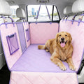 BELLA & PAL Hard Bottom Backseat Cover for Dogs in Car, Back Seat Extender