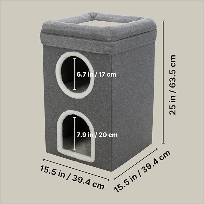 Trixie Saul Cat Condo | 2-Story Condo Tower | Scratching Surface | Foldable - Image 5