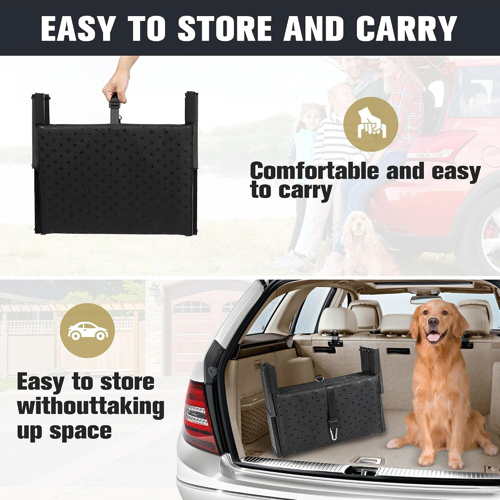 Foldable Dog Steps for Car SUV Truck - 5-Step Wide Stairs for Large Dogs